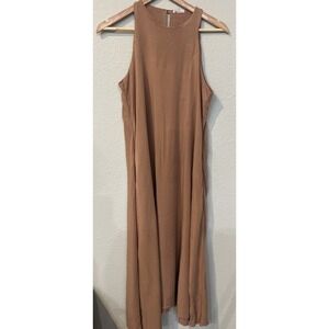 Fetish Brand A-line CAMEL color Beachy Classy Vacation MEDIUM *FLAWED*